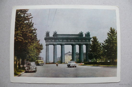 Трахтенберг Д.(фото), Ленинград. Московские ворота; 1963, чистая.