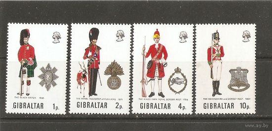 КТ Гибралтар 1970 Униформа