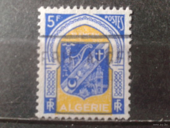 Алжир колония Франции 1957 Стандарт, герб 5 фр