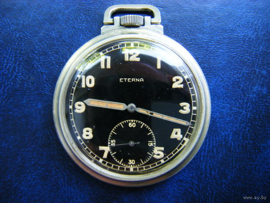 Швейцарские часы ETERNA для подводников. На ходу.
