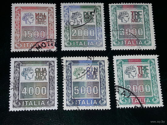 Италия 1978, 1979 Стандарты. 6 марок