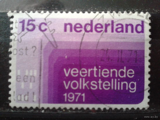 Нидерланды 1971 Перепись населения