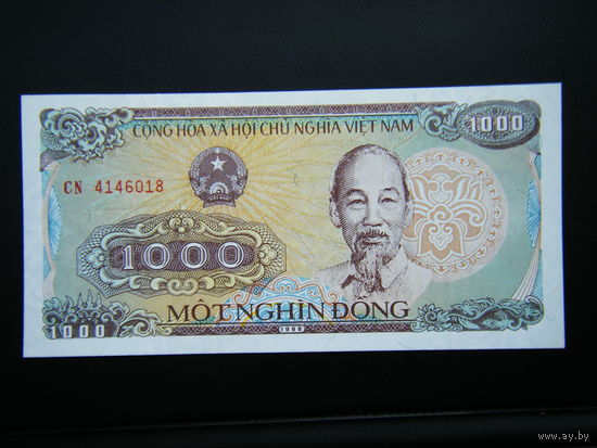 Вьетнам 1000 ДОНГ 1988г. UNC.