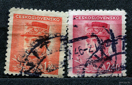 Генерал Штефаник. Чехословакия. 1945. Серия 2 марки