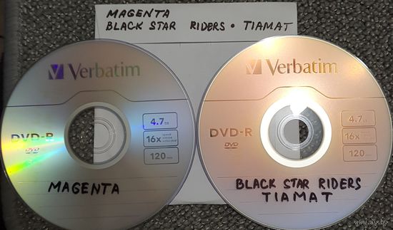 DVD MP3 дискография MAGENTA, BLACK STAR RIDERS, TIAMAT - 2 DVD