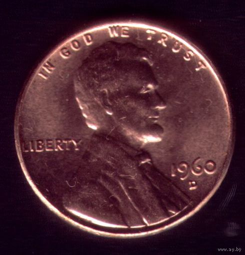1 цент 1960 год D США