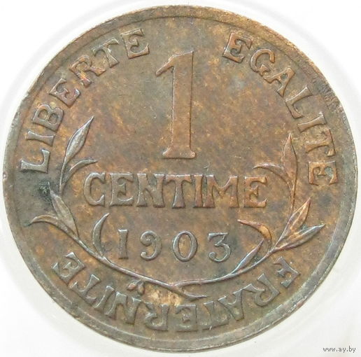 Франция 1 сантим 1903 (274) распродажа коллекции