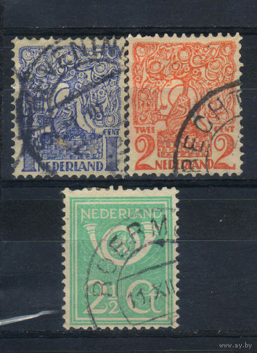 Нидерланды 1923 Лев Почтовый рожок Стандарт #112-4