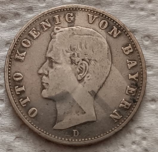 Бавария 2 марки 1907