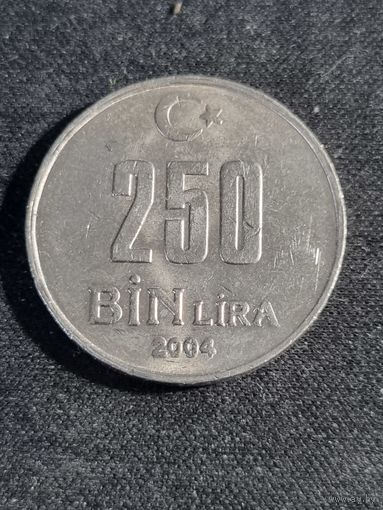 Турция 250 тысяч лир 2004