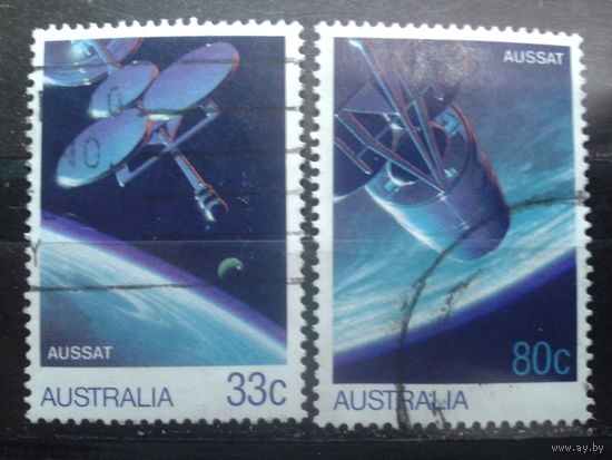 Австралия 1986 Спутник AUSSAT Полная серия