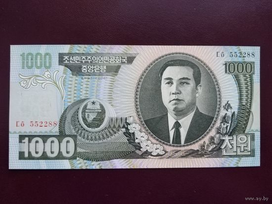 Северная Корея 1000 вон 2006 UNC