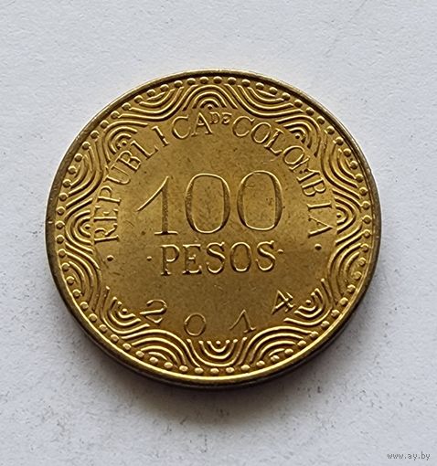 Колумбия 100 песо, 2014
