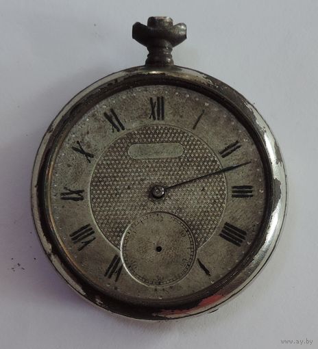 Часы карманные "Georges Favre-Jacot" Швейцария 20-е годы. Диаметр часов 5 см. Не исправные.