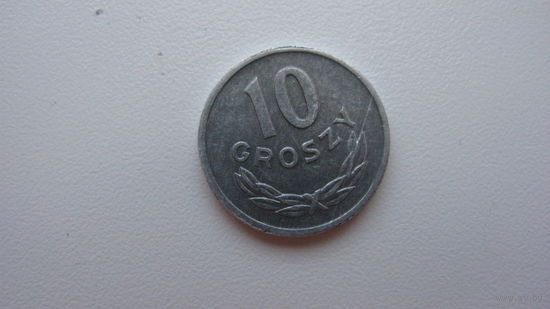 . Польша 10 грошей 1965 г.