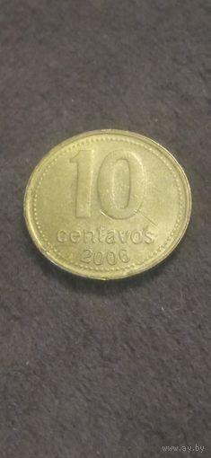 Аргентина 10 сентаво 2006г.