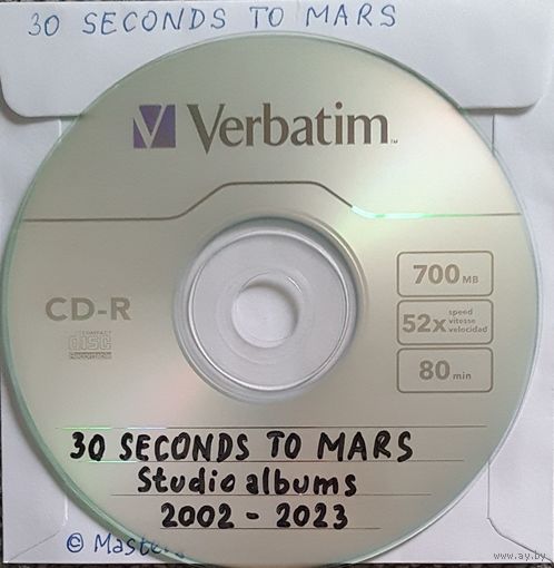 CD MP3 полная студийная дискография 30 SECONDS TO MARS - 1 CD.