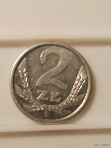 2 злотых 1990 г. Польша