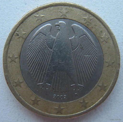 Германия 1 евро 2002 D