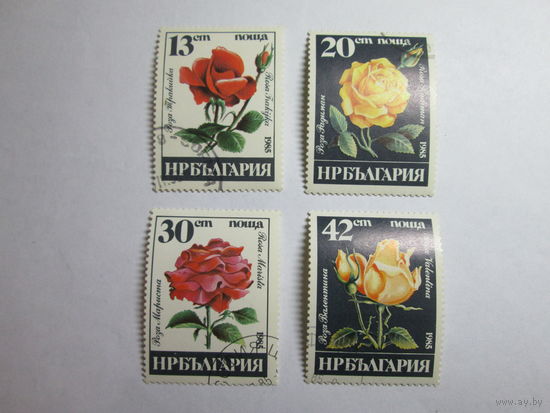 Болгария 1985. Розы.