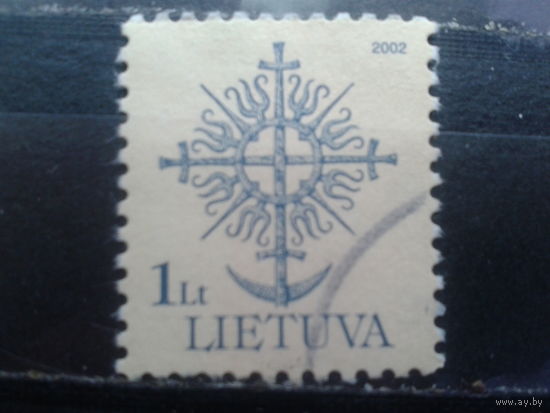 Литва 2002 Стандарт, 1 лит