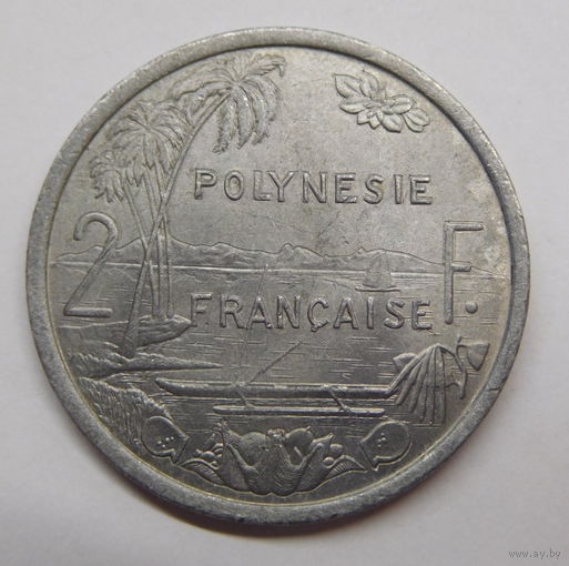 Французская Полинезия 2 франка 1977 г