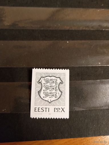 1992 Эстония мих187 герб чистая клей MNH** выпускалась одиночкой (2-16)