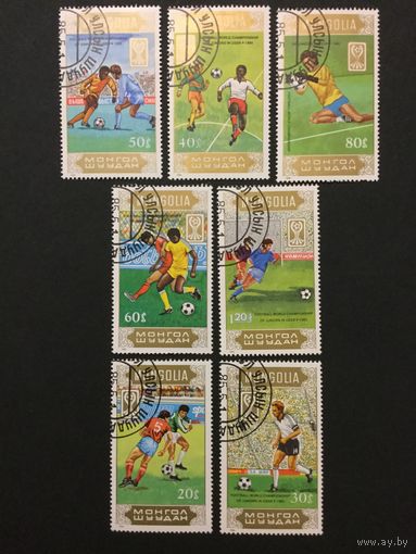 Чемпионат мира по футболу среди юниоров. Монголия,1985, серия 7 марок