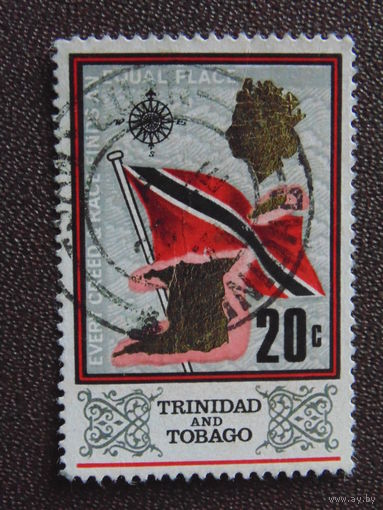 Тринидад и Тобаго 1969 г. Флаг.