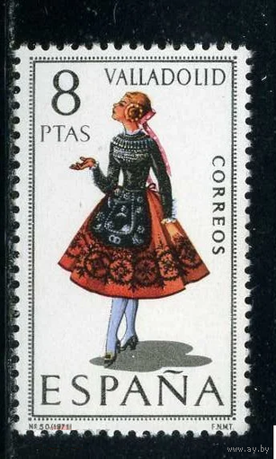 Испания 1971 ** Национальная женская одежда в провинции Вальядолид.