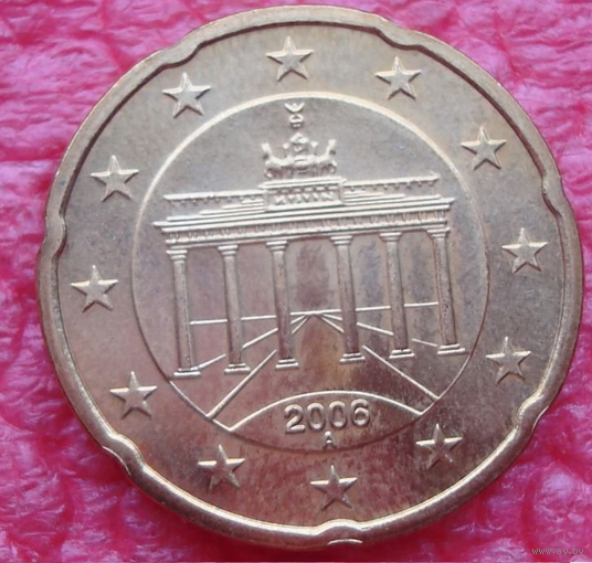 Германия 20 евроцентов 2006 "A"
