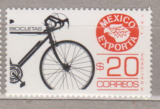 Велосипеды Экспорт Мексики Мексика 1975-1988 год   лот 1078   ЧИСТАЯ менее 20% от каталога