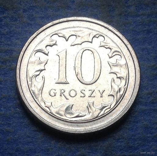 Польша 10 грошей 2018