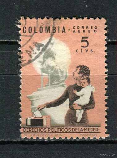 Колумбия - 1964 - Политические права женщин - [Mi. 1053] - полная серия - 1 марка. Гашеная.  (Лот 62CM)