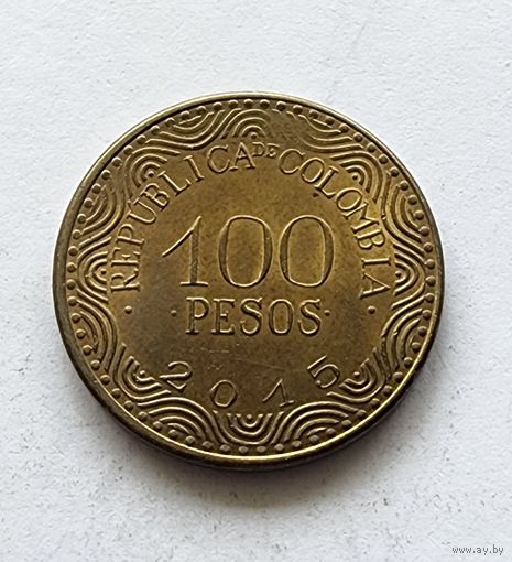 Колумбия 100 песо, 2015