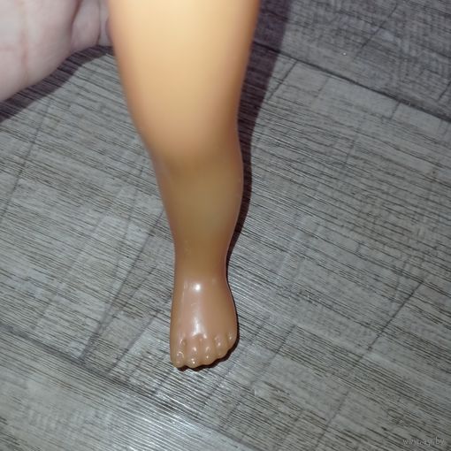 Кукла СССР, нога от советской куклы, твердый пластик