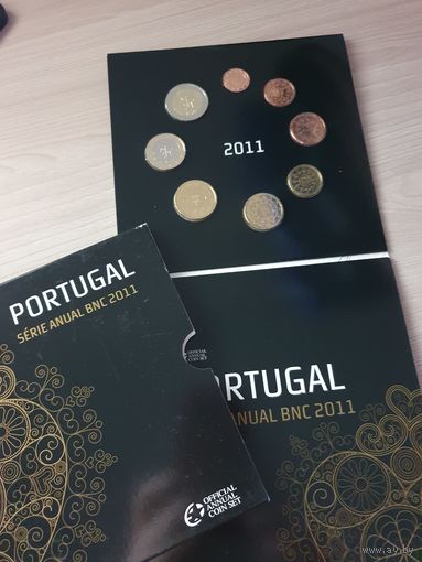Португалия 2011 год. 1, 2, 5, 10, 20, 50 евроцентов, 1, 2 евро