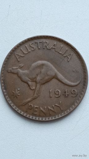 Австралия.1 пенни 1949 года.