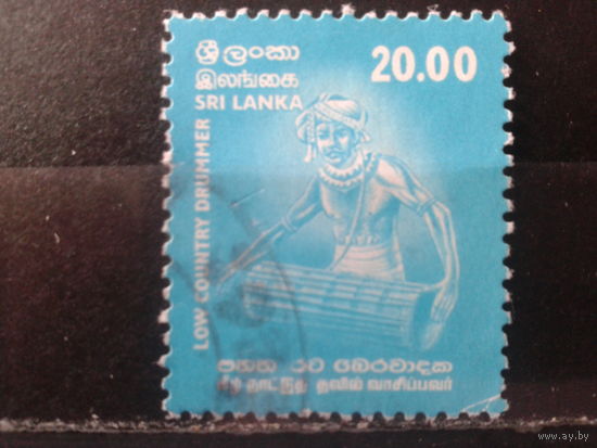 Шри-Ланка 2001 Стандарт, барабанщик 20,0 концевая
