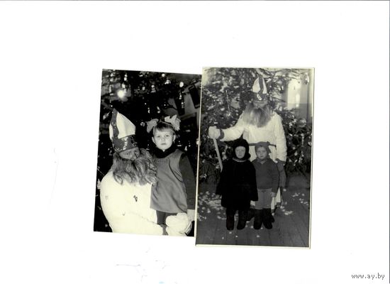 Фото с новогоднего утренника с "Дедом Морозом" 1969 - 1970
