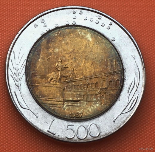 69-05 Италия, 500 лир 1987 г.