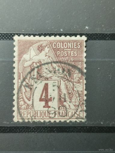 Французские колонии, общий выпуск 1881-1886г. 4с
