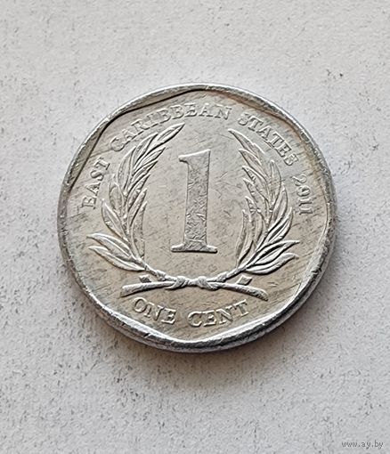 Восточные Карибы 1 цент, 2011