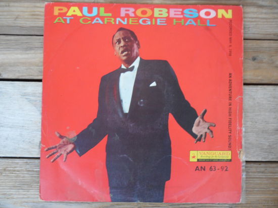 Paul Robeson - At Carnegie Hall - Vanguard, Israel