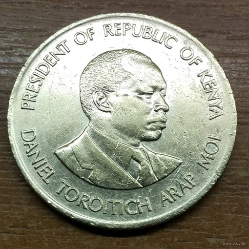 Кения 10 центов 1987