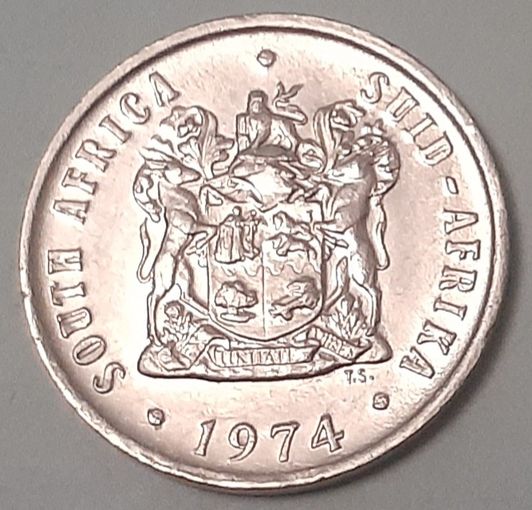 ЮАР 10 центов, 1974 (11-5-5(в))