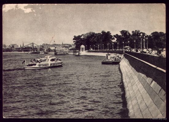 1955 год Москва Набережная парка Горького