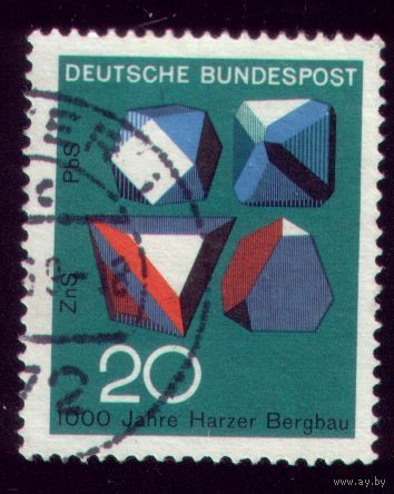 1 марка 1968 год Германия 547