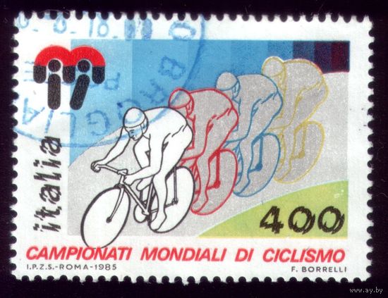1 марка 1985 год Италия Велоспорт 1937