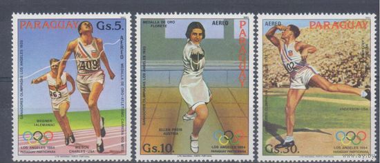 [1177] Парагвай 1983. Спорт.Олимпиада. СЕРИЯ MNH